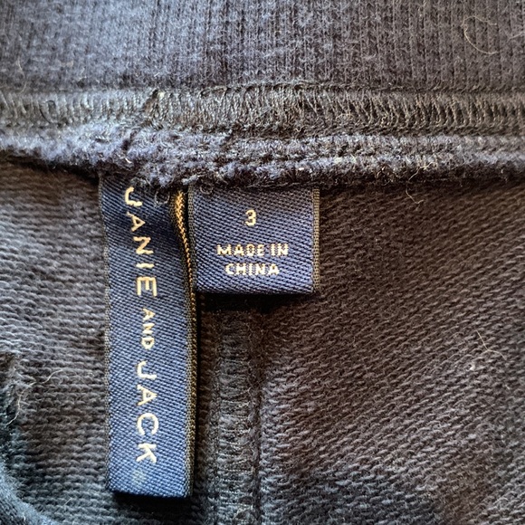 Janie and Jack navy nautical sweat pants size 3 toddler - Picture 2 of 4